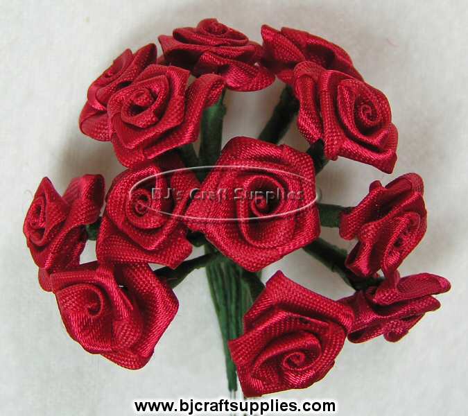 Ribbon Rose Cluster- Ribbon Rose Bunch