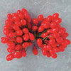 Floral Stamens - Artificial Flower Stamens - Red Holly Berry Stamens - Floral Supplies - Artificial Stamens - Faux Stamens - Flower Making Supplies