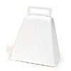 Cowbells - Cowbell with Handle - White - Cowbells - Small Cowbells - Cowbells for Crafts