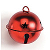 Large Jingle Bells w/Cutouts - Craft Bells - Large Jingle Bells - Red Jingle Bells - Craft Jingle Bells - Craft Bells