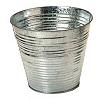 Galvanized Bucket - Silver - Metal Bucket