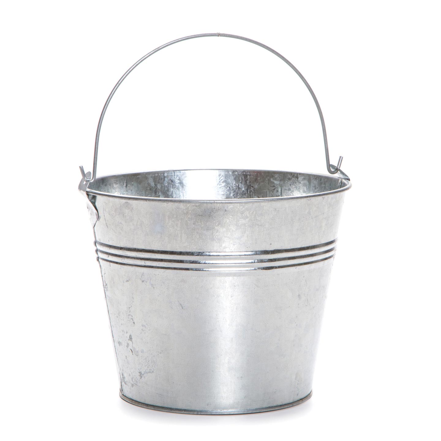 Metal Bucket - Metal Pail - Mini Bucket - Silver Bucket