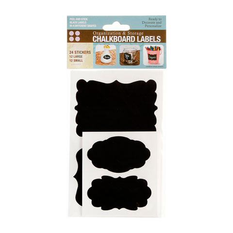 Chalkboard Papers - Chalkboard Labels - Peel and Stick