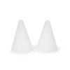 STYROFOAM Cones - White - Craft Cones - Styrofoam Cones