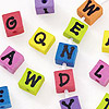 Foam Alphabet Beads with Vertical Hole - Foam Letter Beads - Foamie Beads