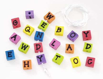 Foam Letter Beads - Foamie Beads