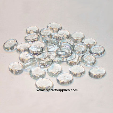 Glass Marbles For Sale - Flat Glass Gems - Decorative Marbles For Vases