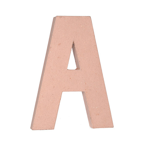 Paper Mache Crafts - Paper Mache Alphabet