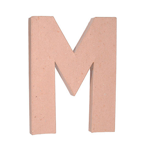 Paper Mache Crafts - Paper Mache Alphabet