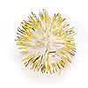 Craft Glitter Tinsel PomPoms - Sparkle Pom Poms - Glitter Pom Poms - Sparkly Pom Poms