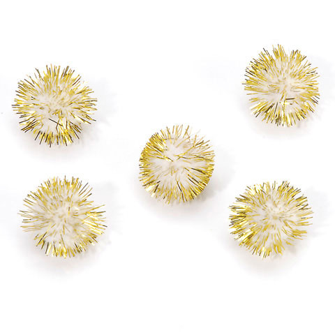 Sparkle Pom Poms - Glitter Pom Poms - Sparkly Pom Poms