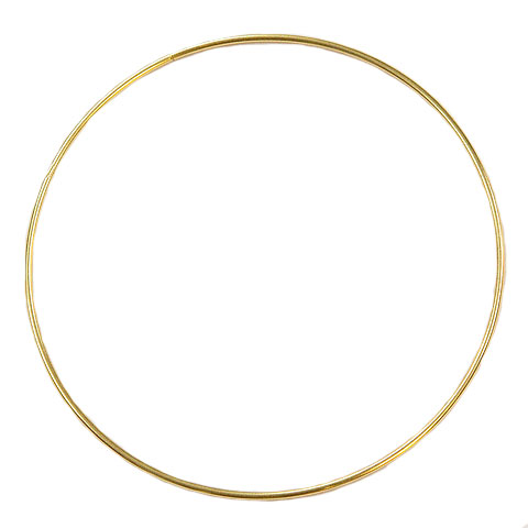Gold Metal Craft Ring - Metal Hoop - Metal O-Ring