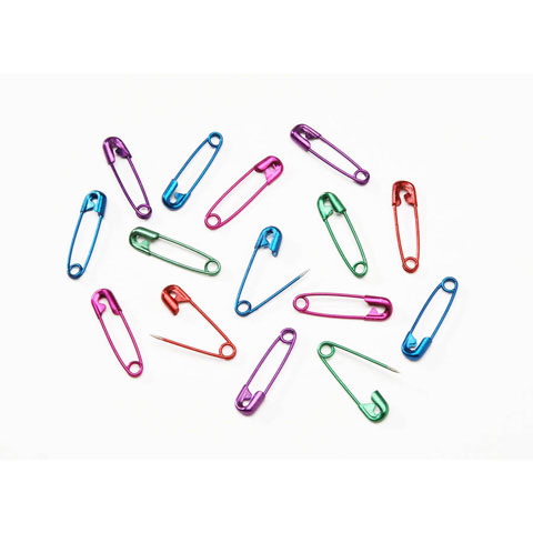 Safety Pins Assorted Colors