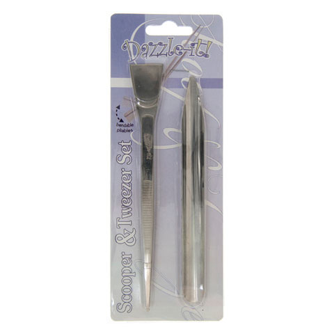 Bead Tweezers & Gem Scoop - Diamond Tweezer & Bead Scoop