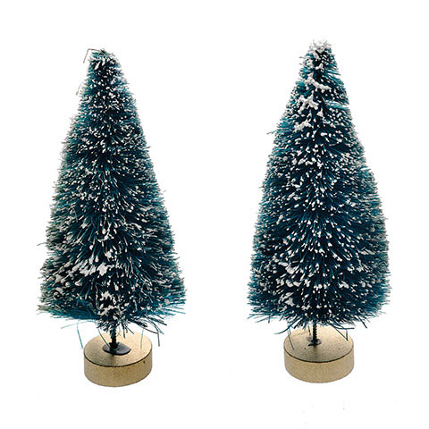 Mini Bottle Brush Christmas Trees - Mini Sisal Christmas Trees - Mini Bottle Brush TreesSisal Trees