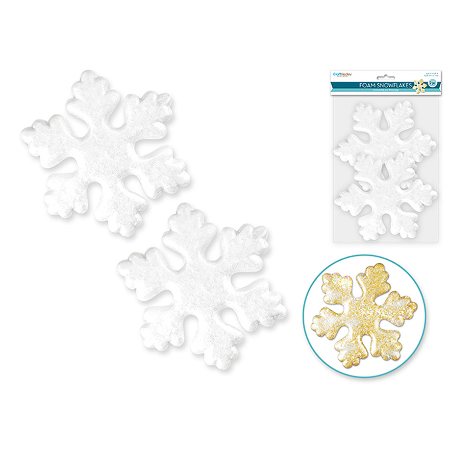 Durafoam  - Christmas Decorations - Christmas Ornaments - Snowflake Ornaments