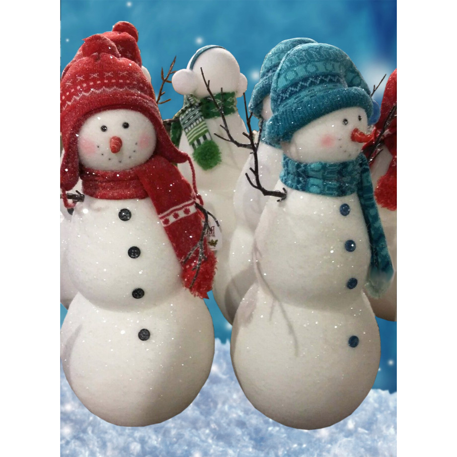 Durafoam  - Christmas Decorations - Christmas Ornaments - Snowman Ornaments