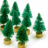 Mini Bottle Brush Christmas Trees - Mini Sisal Christmas Trees - Mini Bottle Brush Trees - Sisal Bottle Brush Trees - Miniature Bottle Brush Trees - Mini Sisal Trees - Small Bottle Brush Christmas Trees - Tiny Bottle Brush Trees - Flocked Bottle Brush Trees