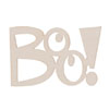 Laser Cut Wood Boo Decorations - Halloween Decorations