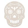 Laser Cut Wood Sugar Skull - Halloween Decorations - Fall Decorations