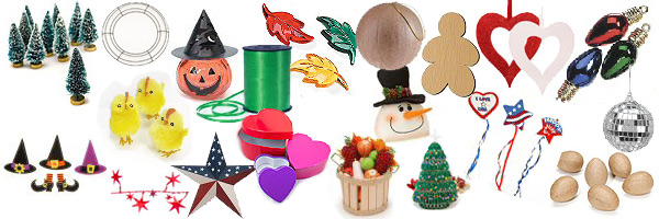 Holiday Craft Supplies - Seasonal Crafts