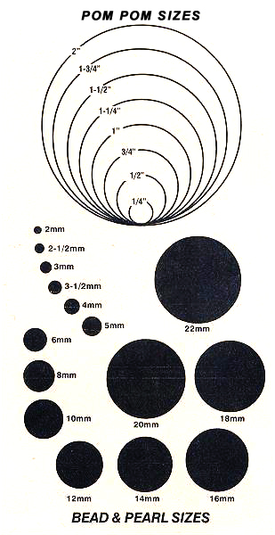 Sizer for beads and pearls