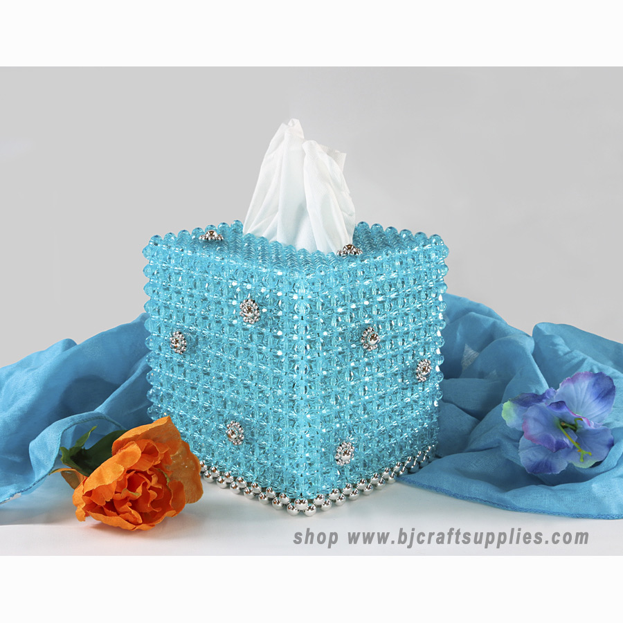 Beading Pattern - Craft Project - Beaded Tissue Box Instructions