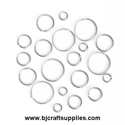 Jump Rings - Bright Silver