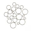 Jump Rings - 18-gauge - Rhodium - Assorted Sizes - Jump Rings - Rhodium