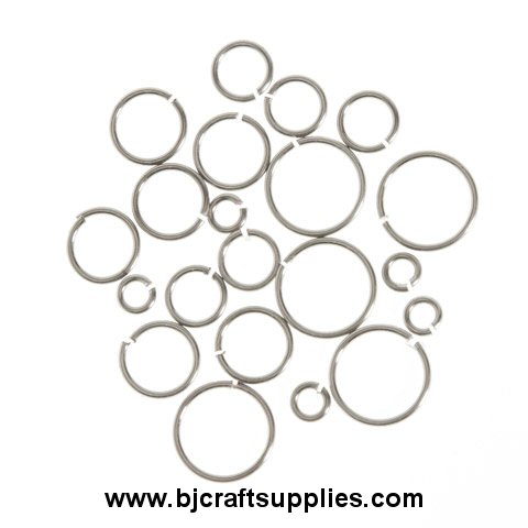 Jump Rings - Rhodium