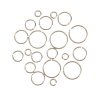 Jump Rings - 20-gauge - Rhodium - Assorted Sizes - Jump Rings - Rhodium