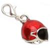 Lobster Clasp Charm - Football Helmet - Jewelry Charm