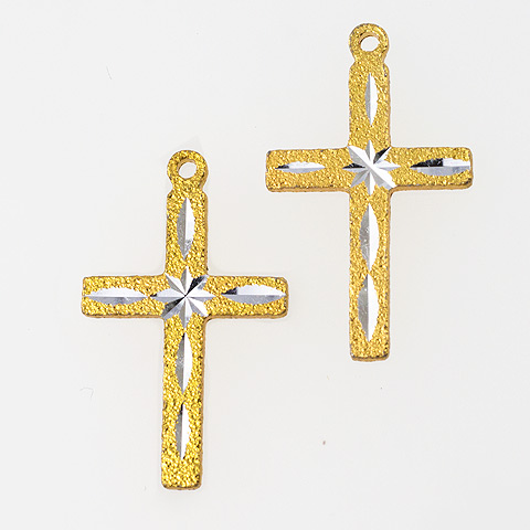 Aluminum Cross Charms