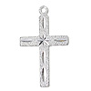 Cross Charms - Aluminum Cross Charms