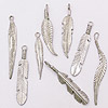 Cast Metal Feather Charms - Feather Beads