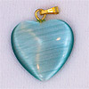 Fiber Optic Heart Charm - Jewelry Findings