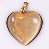 Fiber Optic Heart Charm - Jewelry Findings