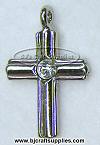 Birthstone Cross Pendants - Birthstone Cross Charms