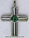 Birthstone Cross Pendants - Birthstone Cross Charms