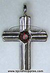 Birthstone Cross Pendants - Birthstone Cross Charms