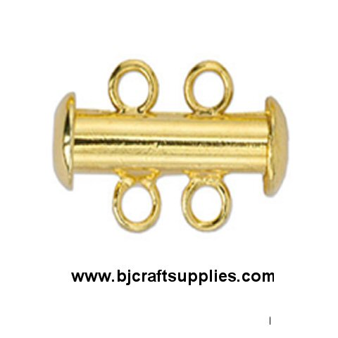 Jewelry Findings -- Slide Clasps - 2-Strand