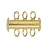 Slide Clasp - Jewelry Findings -- Slide Clasps - 3-Strand