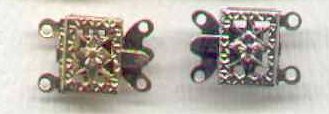Jewelry Findings - Box Clasps - Double