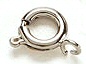 Spring Ring Clasp w / eyelet - Spring Ring Clasp