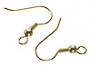 Brass Fish Hook Earrings - Jewelry Findings