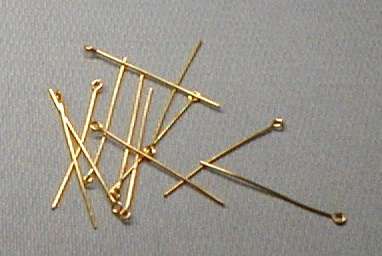 Eye Pins - Jewelry Findings - Connector Pins