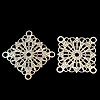 Brass Filigree Square - Jewelry Making Supplies