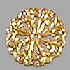 Aluminum Flat Round Filigree - Flat Filigree -- Round -- Gold