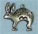 Jack Rabbit Jewelry Charm - Pewter Colored Jewelry Charm - Jack Rabbit