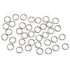 Split Rings - Silvertone Jump Rings - Split Jump Rings - Jewelry Jump Rings